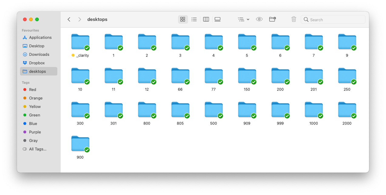 Clarity Folders